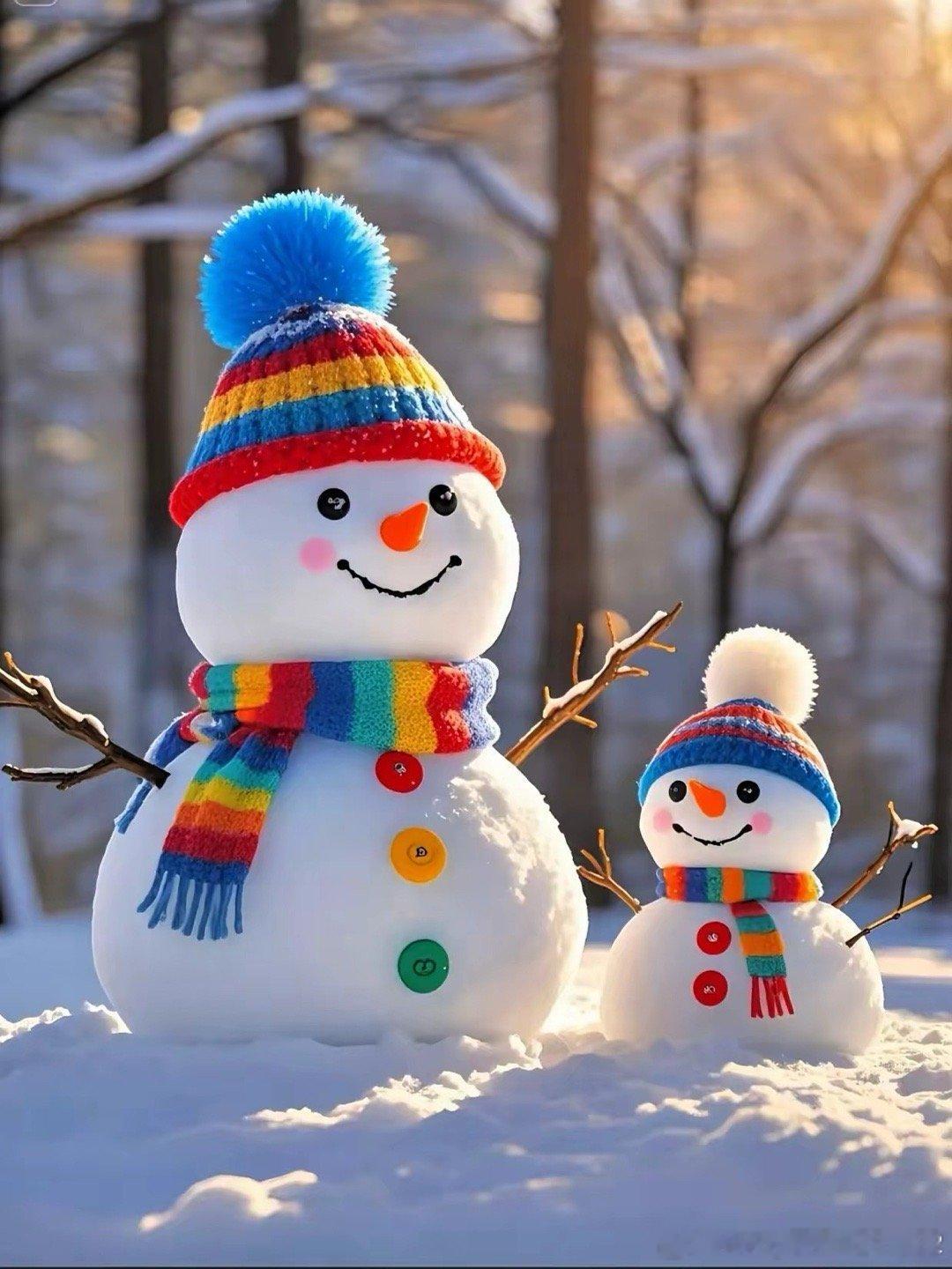 好可爱的雪娃娃，你们喜欢吗？我觉得蛮可爱的！越看越喜欢了！很漂亮！ 