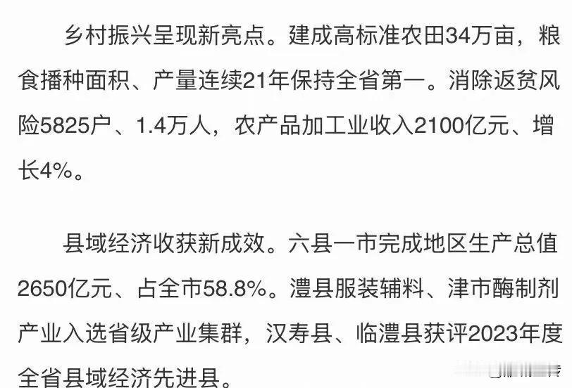 2024衡阳gdp应该超不过常德了！常德gdp预计4506亿啊！2680÷58.