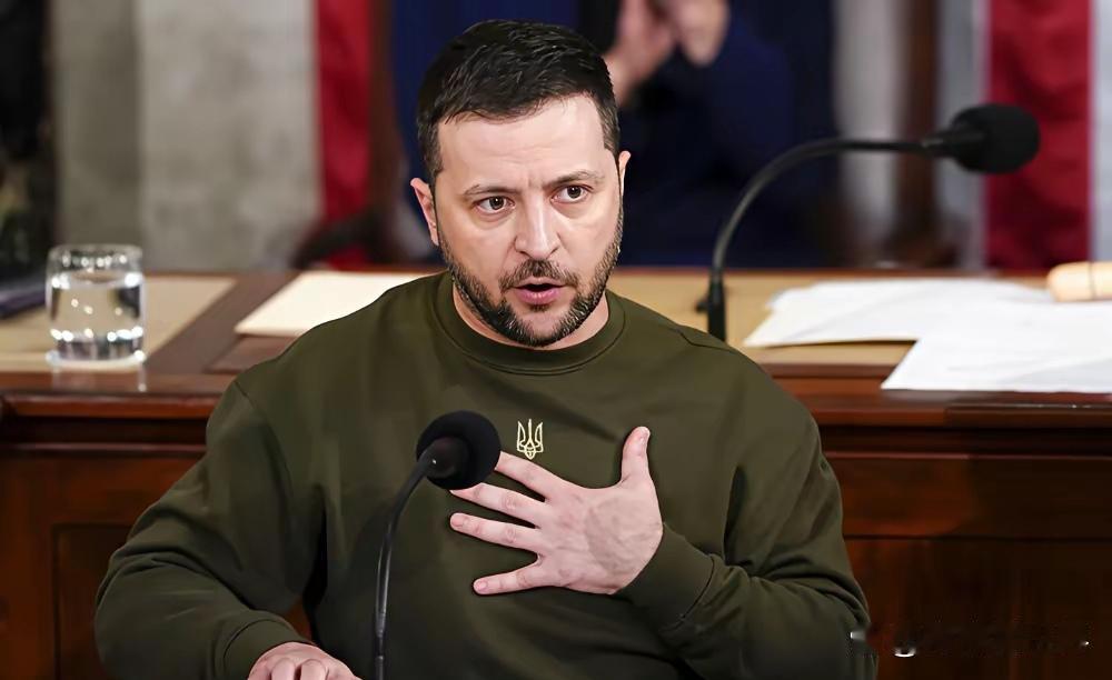 美国总统最新表态，如果泽连斯基不同意方案，那么他可以继续拼命战斗。
泽连斯基经过