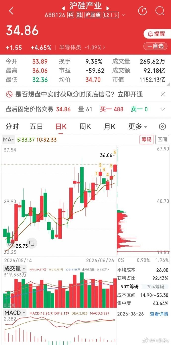 指数全线跳水逆势走强！半导体+光伏材料两大国产替代核心，壁垒独一档一、沪硅产业｜