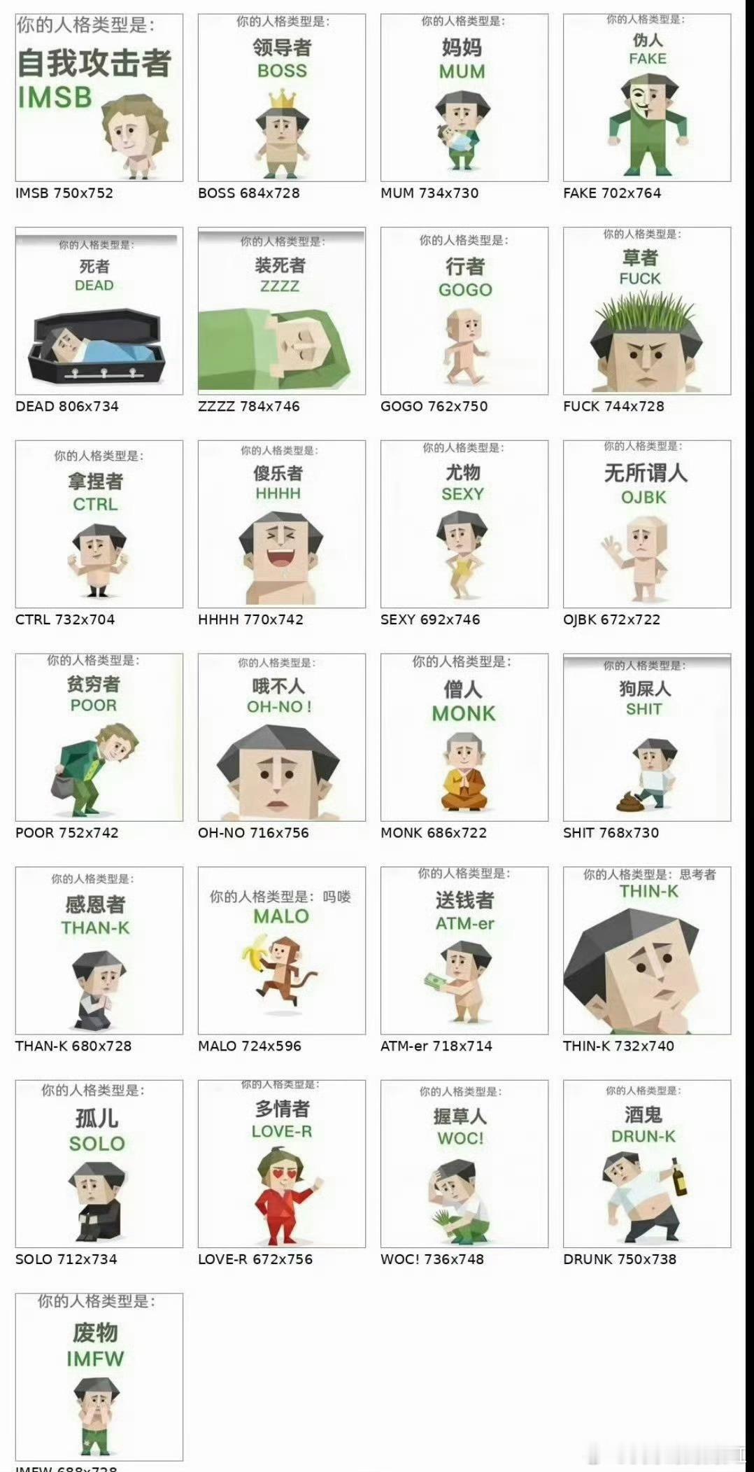 你们测了不 我看好多链接都打不开sbti人格大全