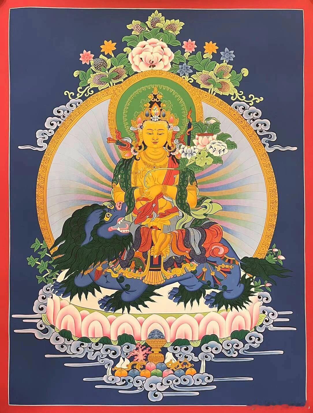 遇见文殊菩萨，见者得福，说啥都灵！ ​​​
