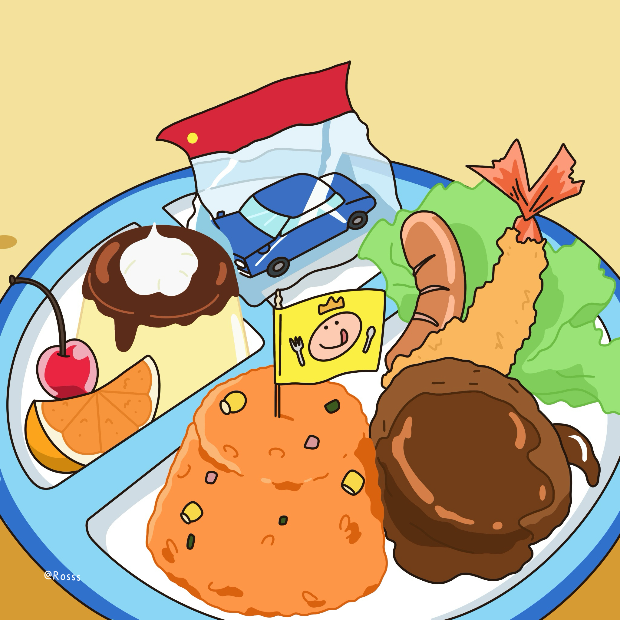 盛夏壁纸大放送动漫仲夏狂欢季蜡笔小新美食篇🍙🍮🍱 