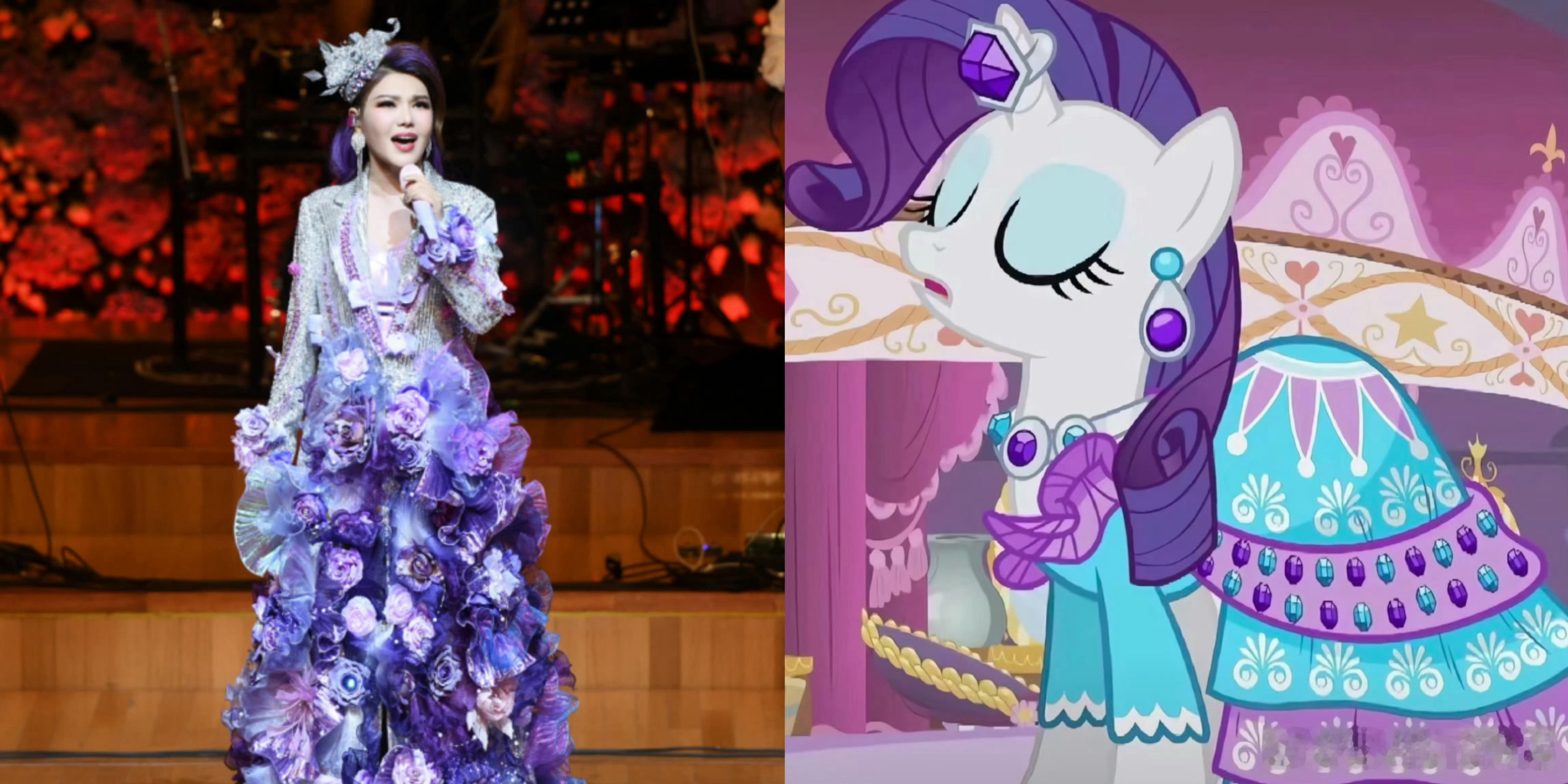 全世界最适合高马尾的人出现了！！支持我们小涂鸦半永久高马尾～ 乌兰图雅 老马宝莉