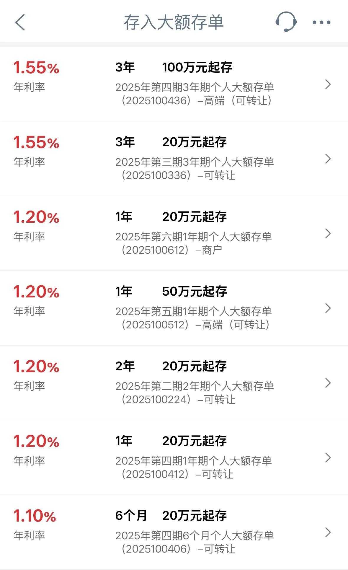 工行存100万存20万利率相同六大银行全面停售5年期大额存单，各家银行大额存单，