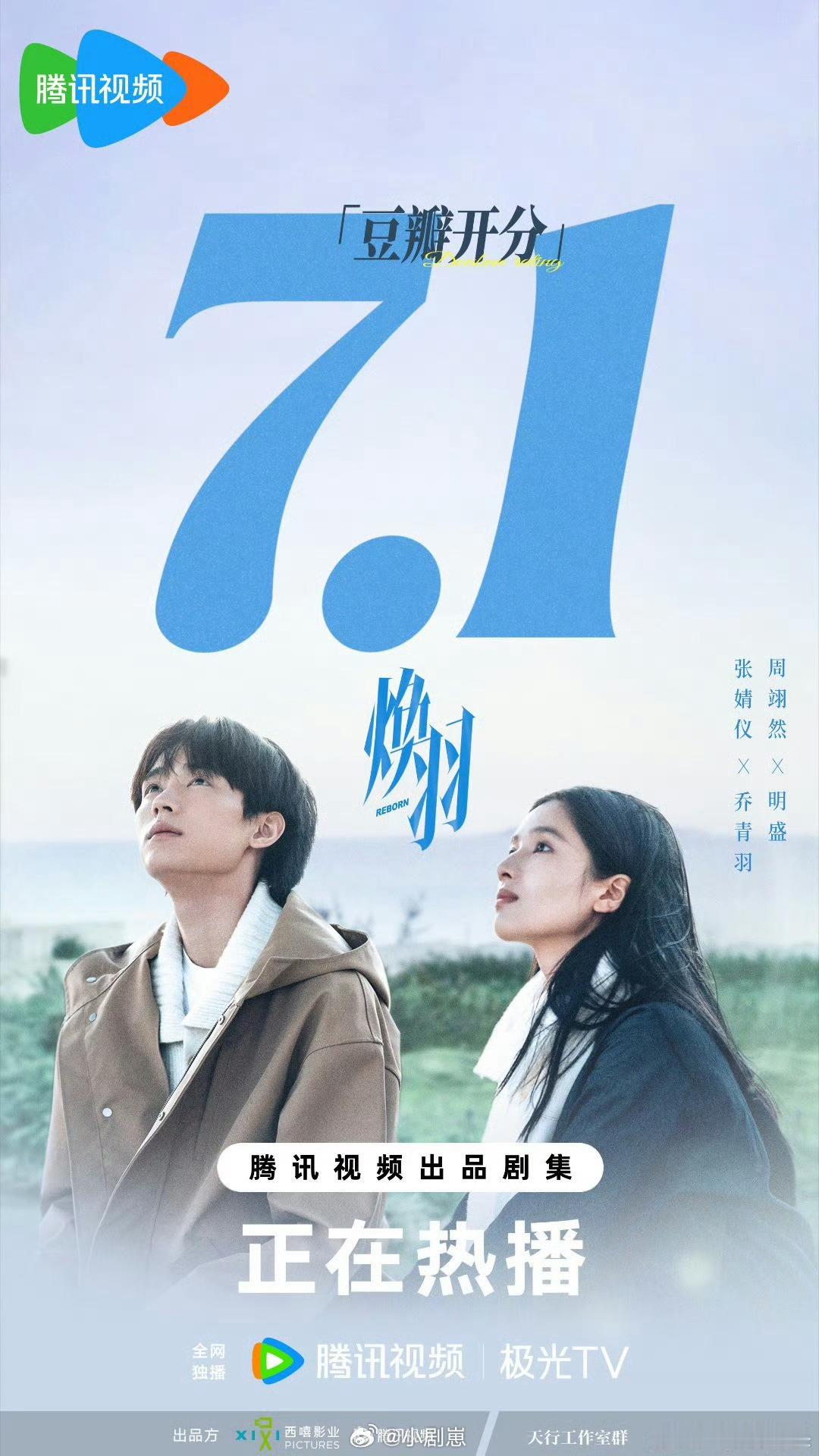焕羽豆瓣评分7.1焕羽《焕羽》开分7.1不亏！不只有青春烦恼，用女生视角讲了不少