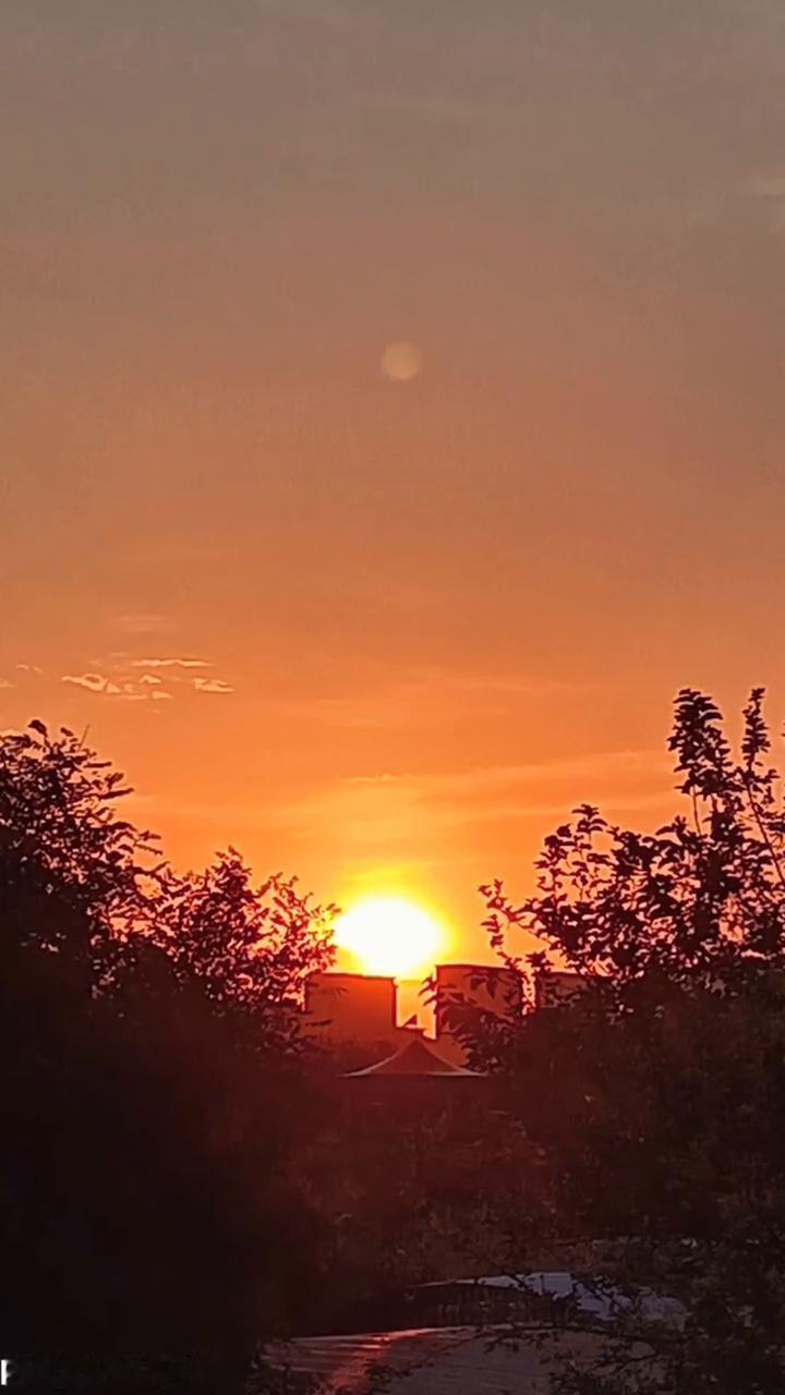 早晨好。天气炎热。