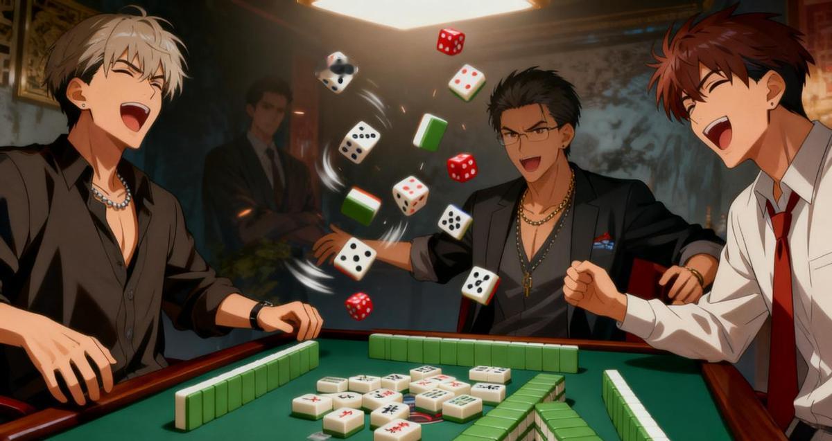 打麻将不是靠手气，是靠心机。
你喂他三张安全牌，他真当你好人。
你慢悠悠摸牌，他