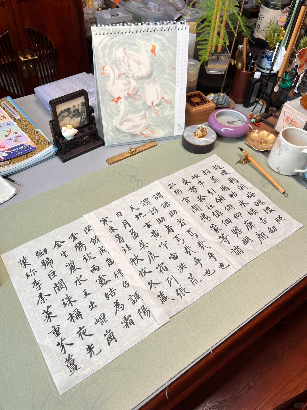 练字日常(o^-')o✎智永的课程结束了