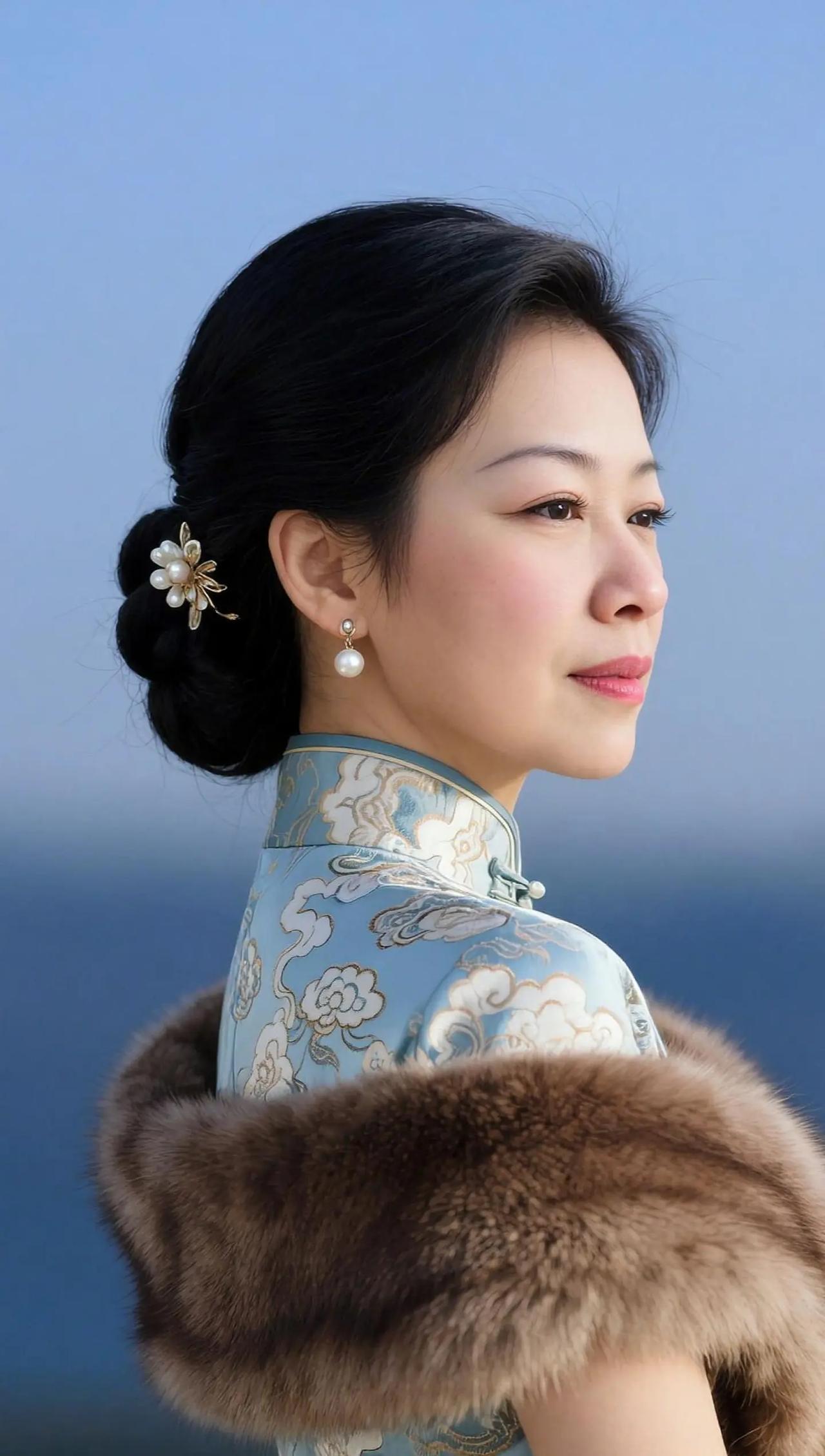 AI海畔旗袍照 ai创作 穿搭穿搭