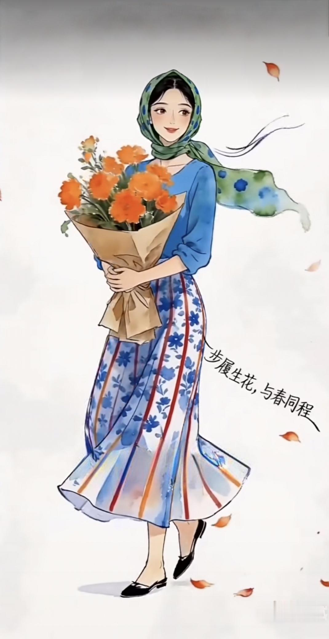 《拈花一笑对浮生》
人生的长卷里，从来没有永远的朗月晴空，也没有持续的欢声笑语。