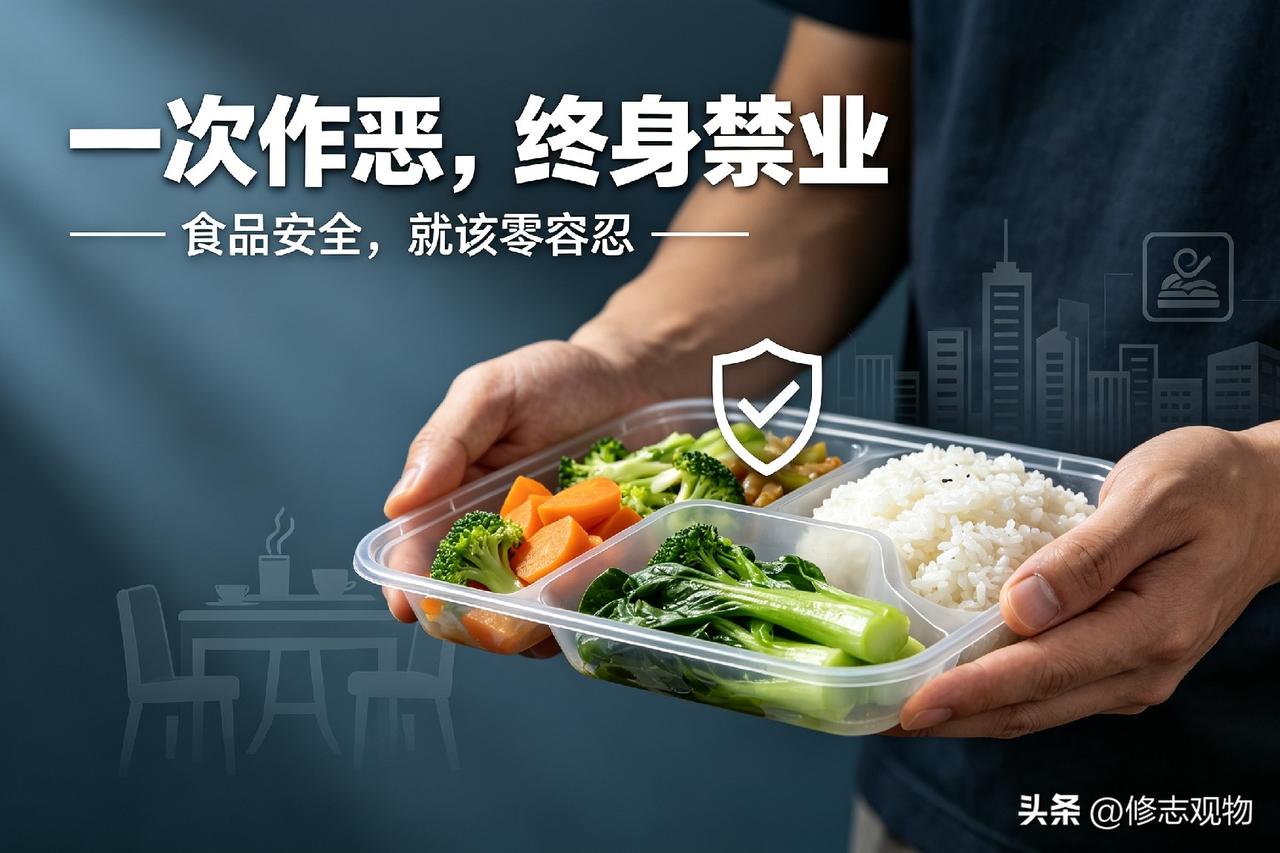 一次违法，终身禁业！食品安全，必须零容忍
        民以食为天，食以安为先