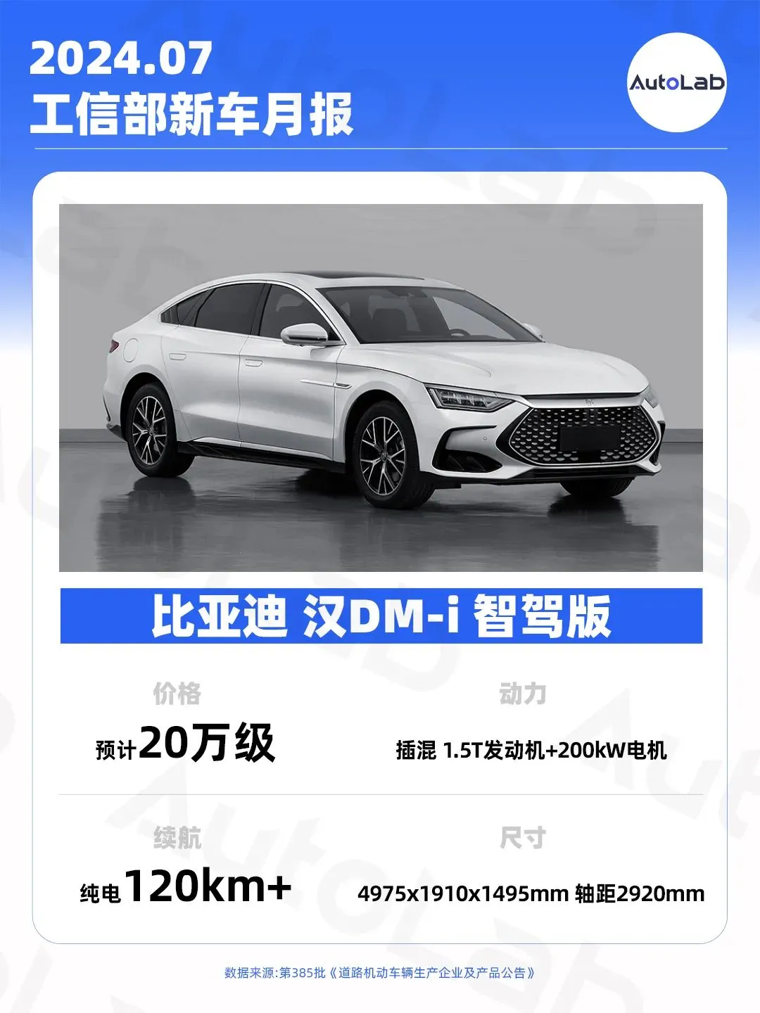 7月工信部新车！比亚迪智驾提速