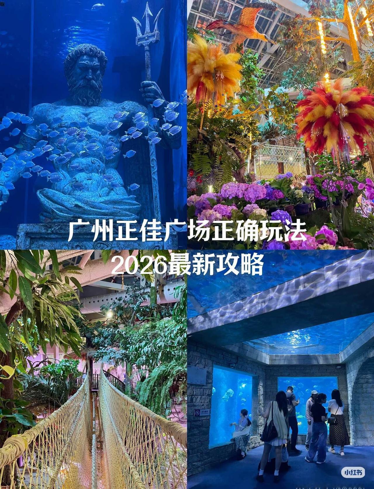 广州正佳｜商场里直接承包整片海洋与森林
谁懂啊家人们！
来广州真的别只去逛街了