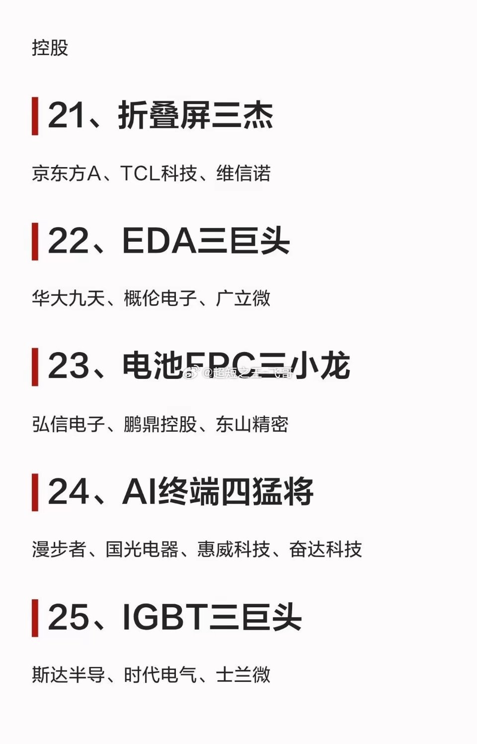 8月守好科技不动摇！1、元件三巨头顺络电子、风华高科、三环集团2、PET铜箔三杰