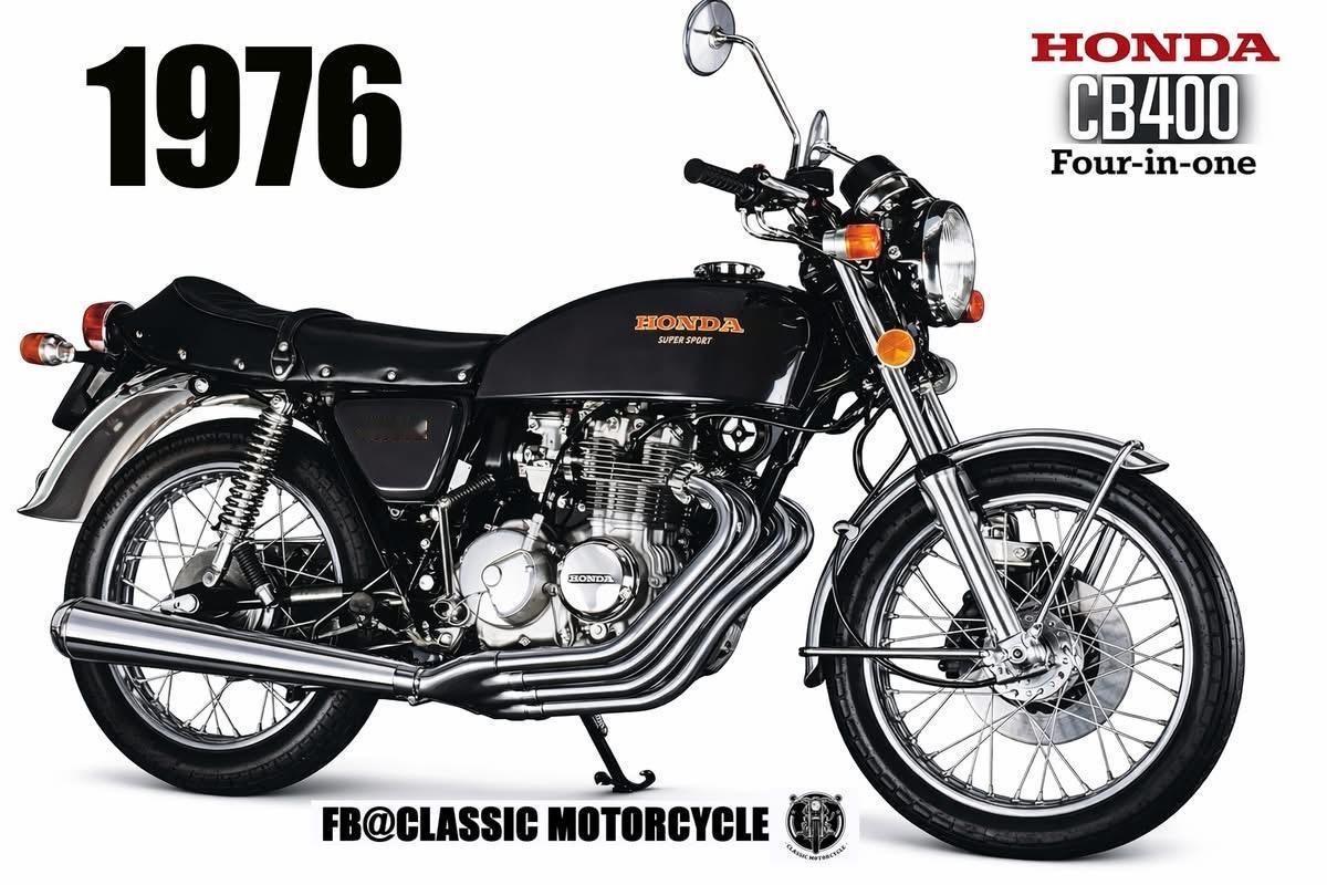 1976 Honda 本田CB400F原来是这样的，有人喜欢吗？