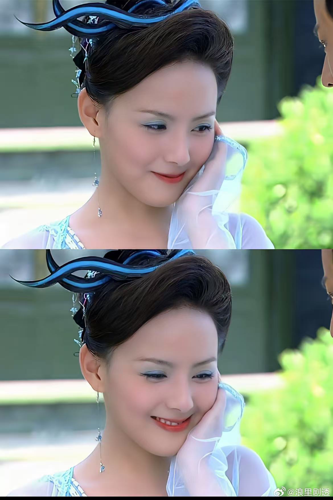 温柔美丽的蓝儿，怪不得人人都喜欢她！ ​​​