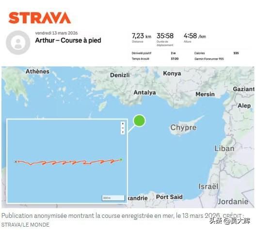 健身应用：“戴高乐”号航母位置就这样被卖了

法国《世界报》报道，法国军官通过健