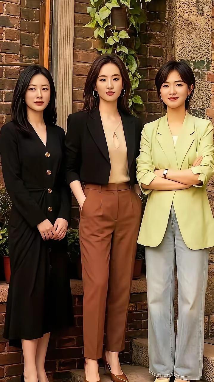 我认为，刘亦菲最美。朱珠最有气质。万茜演技最好。 