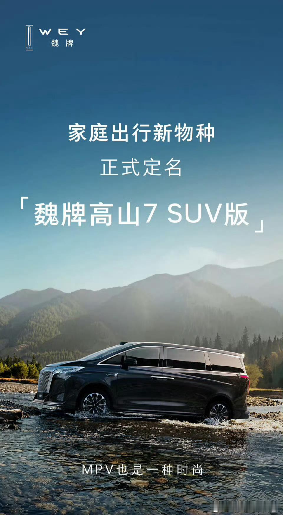 可以参考得利卡，可以走烂路、轻越野的MPV。毕竟也是有Hi4的，不能浪费四驱魏牌