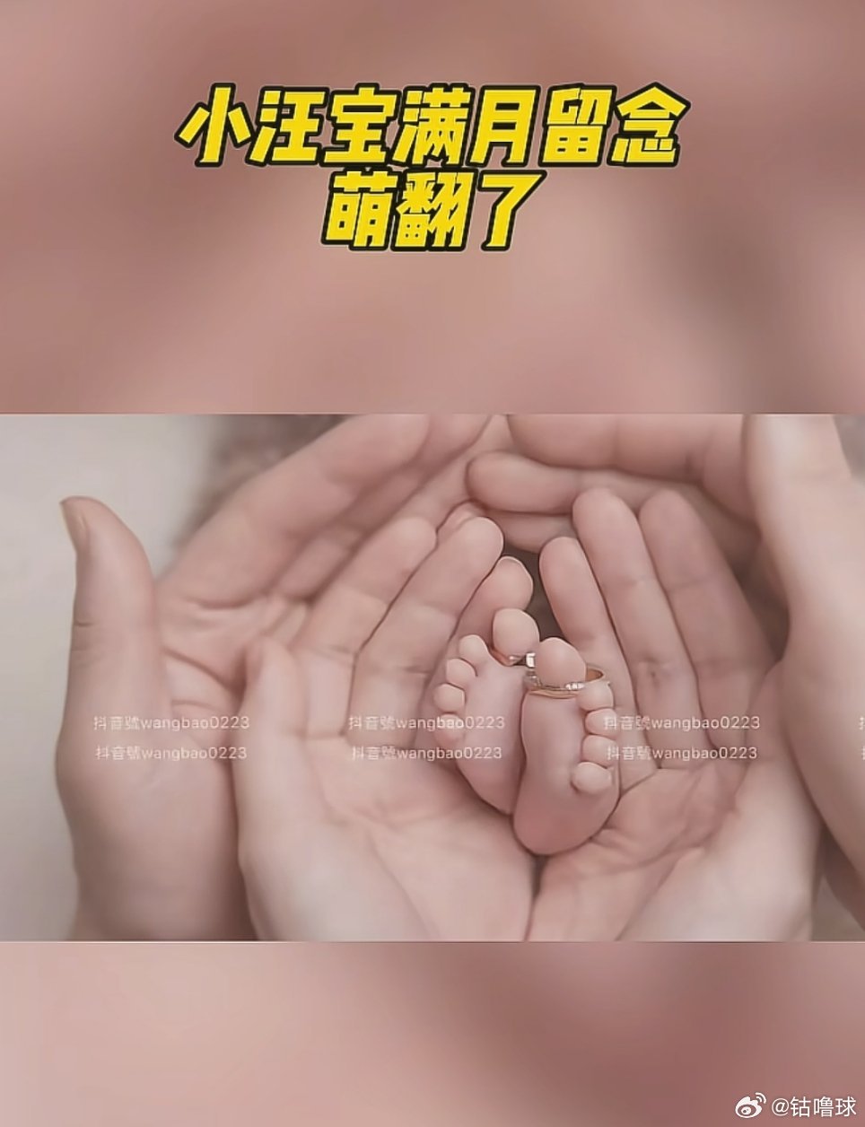 马筱梅给小宝宝开通了新的账号，属于个人账号，期待在里面晒娃哟。 