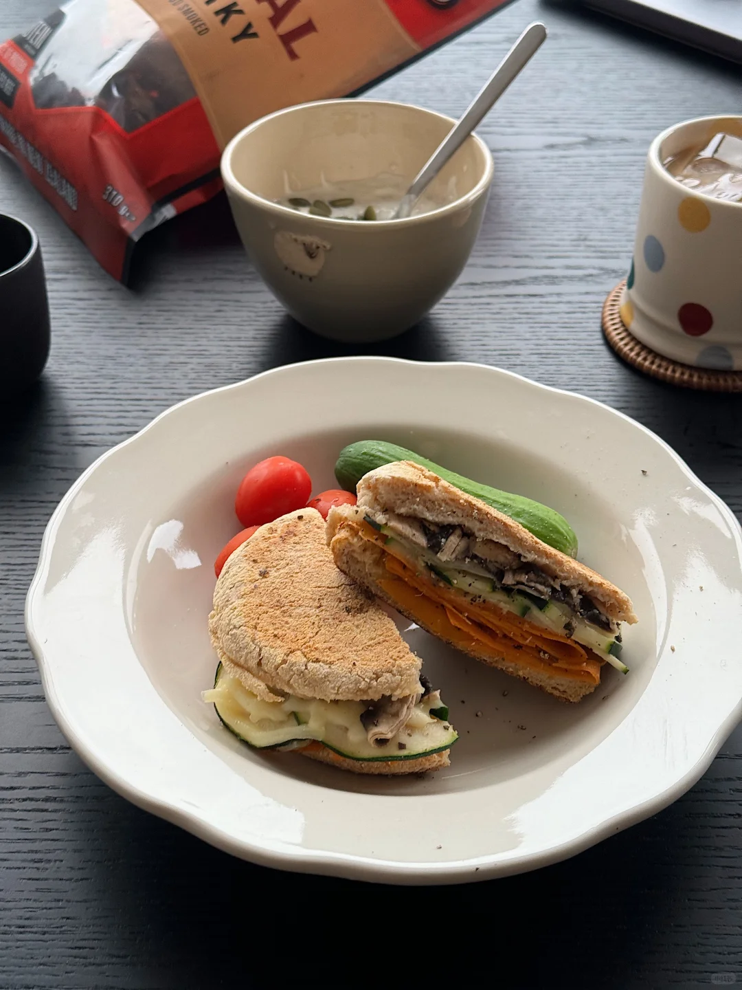 加上牛肉干配espresso！