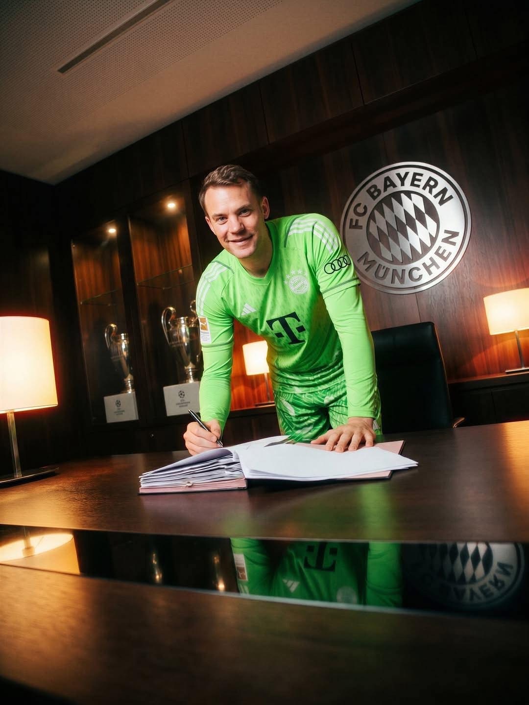 🚨突發: 紐亞（Manuel Neuer）同拜仁續簽新約，期限到明年即2027
