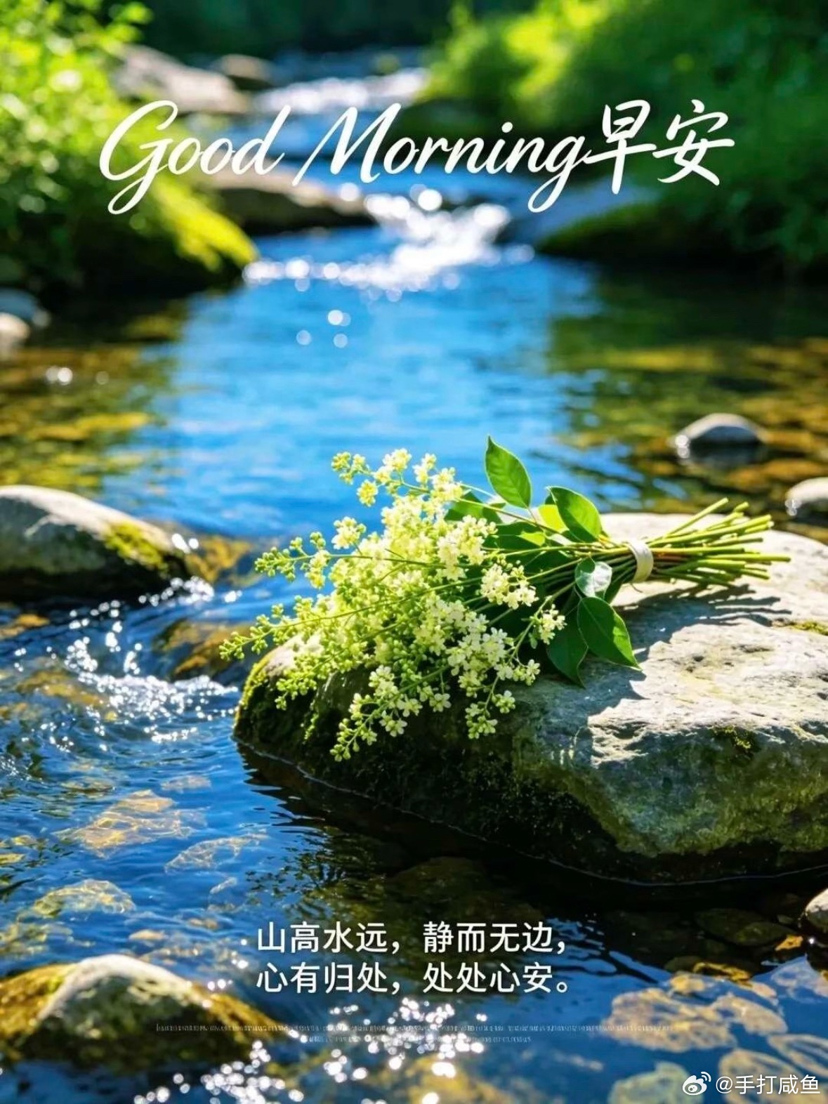 早安，愿你心有归处，处处心安。生活总有阴晴圆缺，顺境时懂得珍惜，逆境时学会坚强，