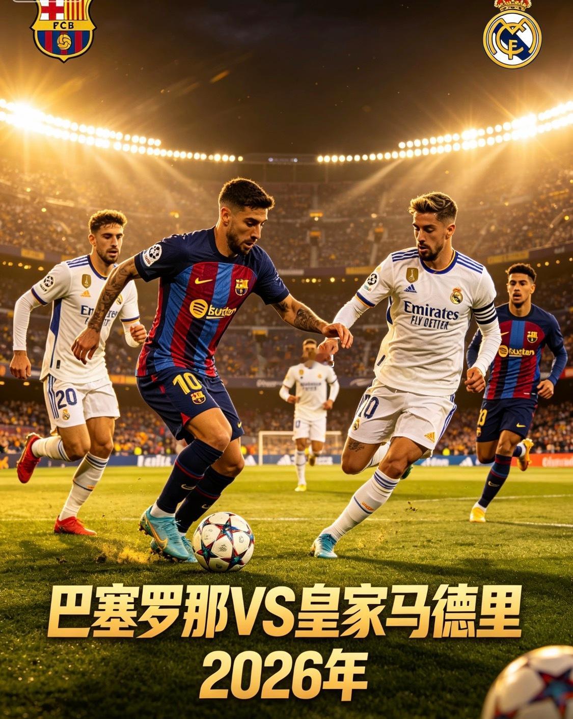 腾飞笔记巴萨🆚皇马• 巴萨：88分第1，领先11分，本场平即可提前3轮夺冠；联