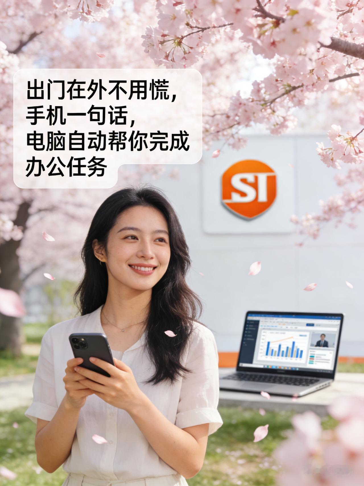 出门在外不用慌，手机一句话，电脑自动帮你完成办公任务

早高峰的地铁上，你突然想