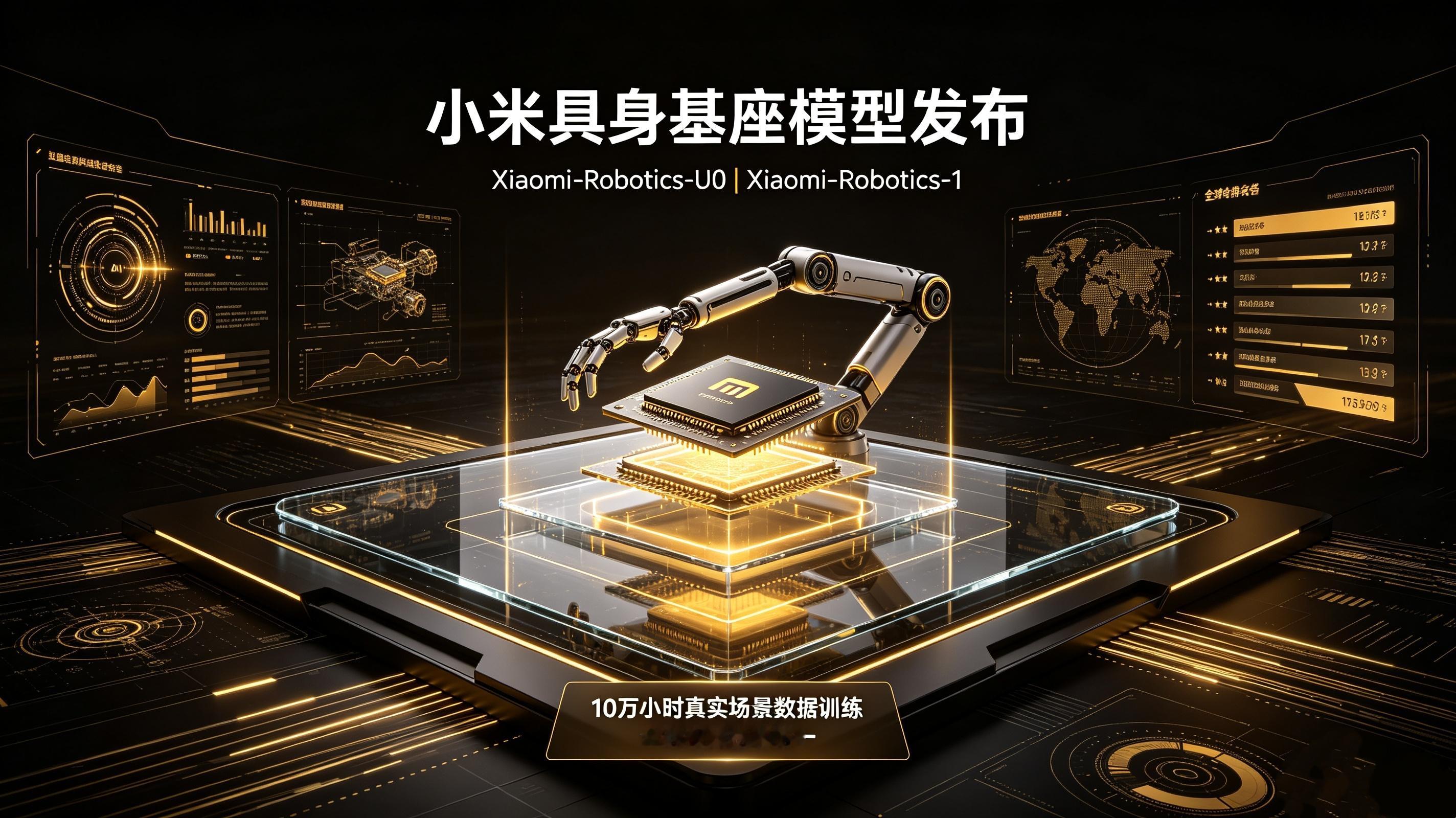 小米具身基座模型发布2026年7月15至16日，小米接连推出Xiaomi-Rob