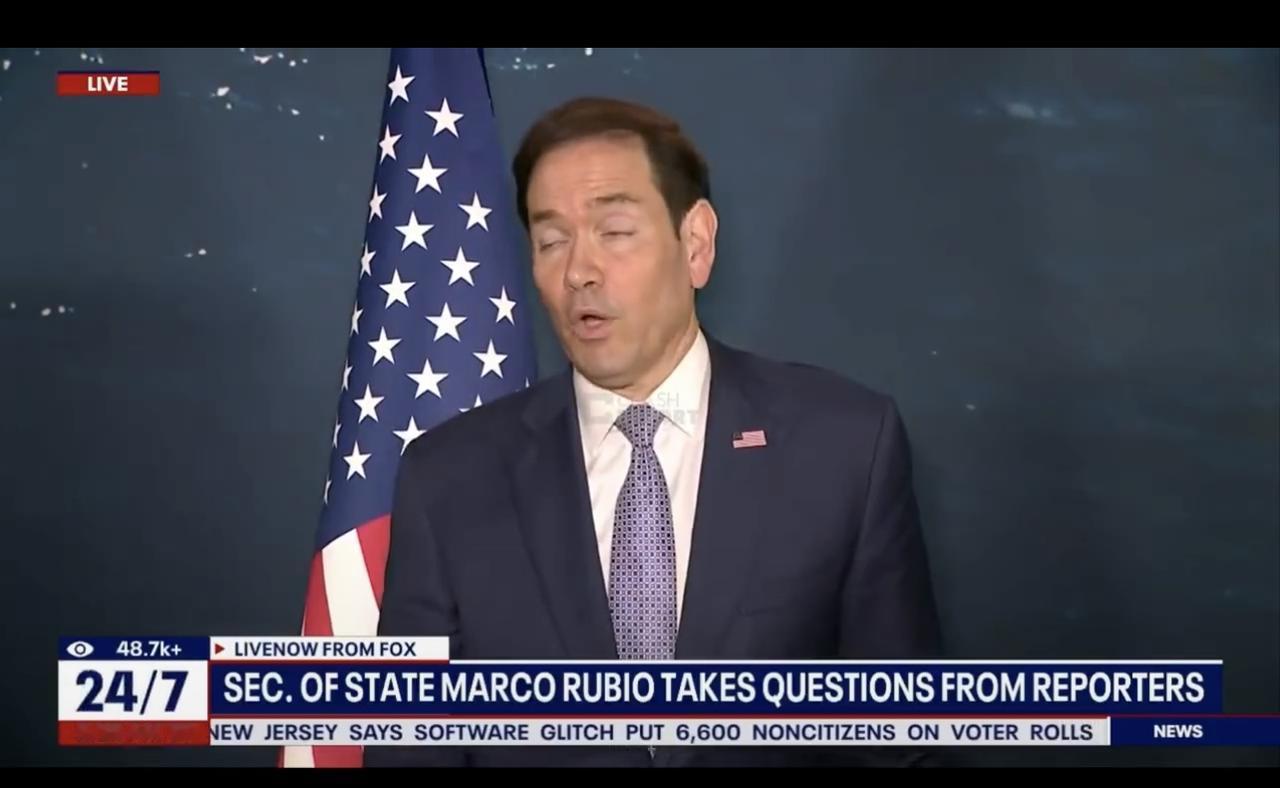 美国国务卿马可·卢比奥谈伊朗：

“我认为中国人——我会让他们自己告诉你——但我
