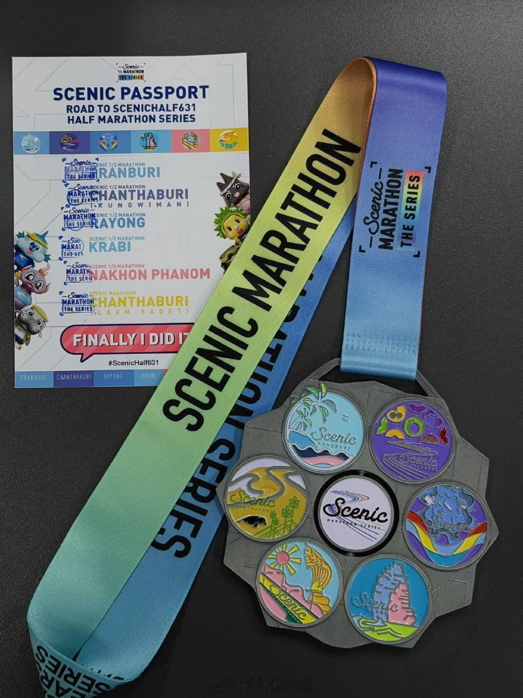 泰国 Scenic Marathon 风景系列马拉松。自从世界马拉松大满贯取得商