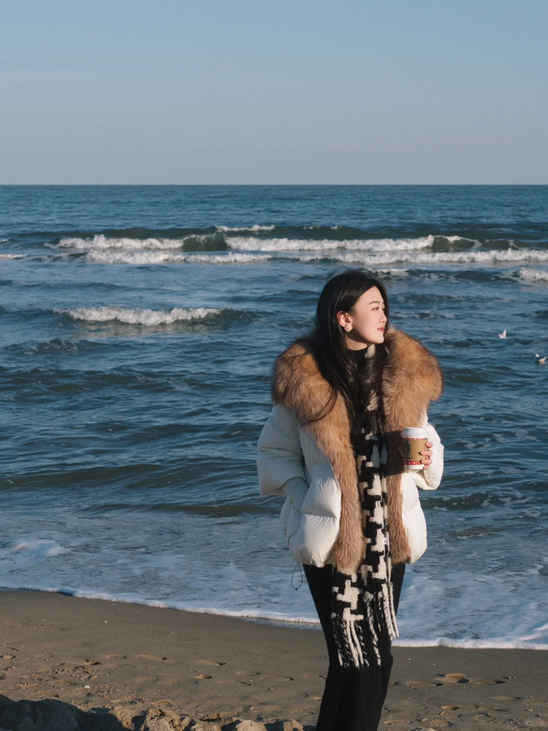 The sea is always young in the winter
