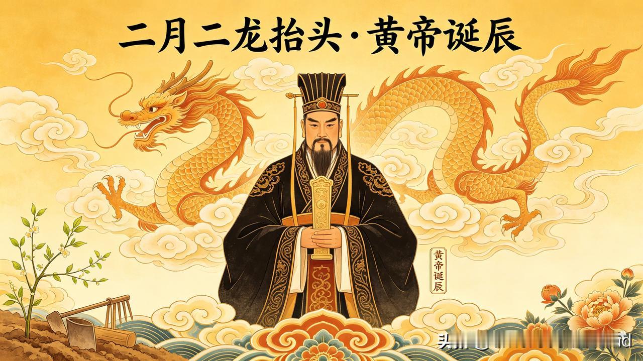 二月二，才是轩辕黄帝诞辰生日
 
华夏五千年文明，肇始于人文初祖黄帝。岁月流转之