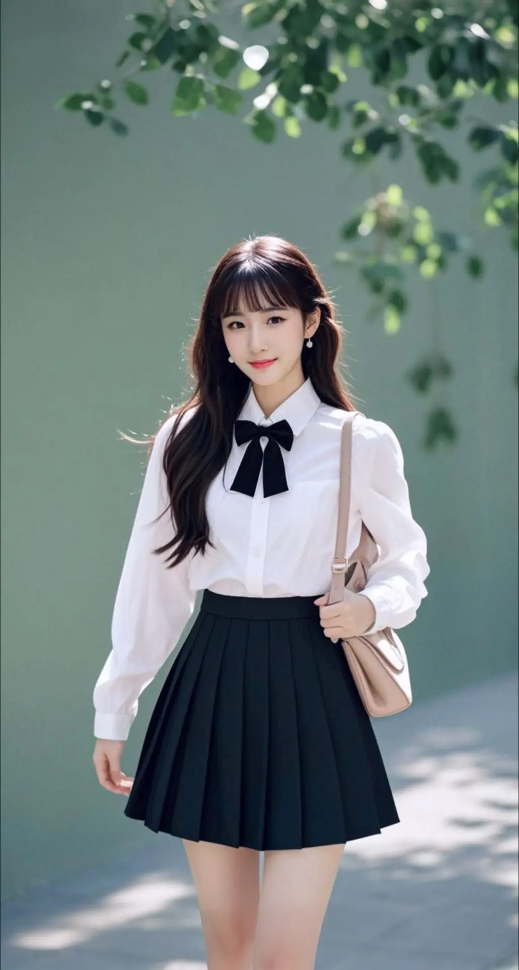 AI扩图 AI青柠少女