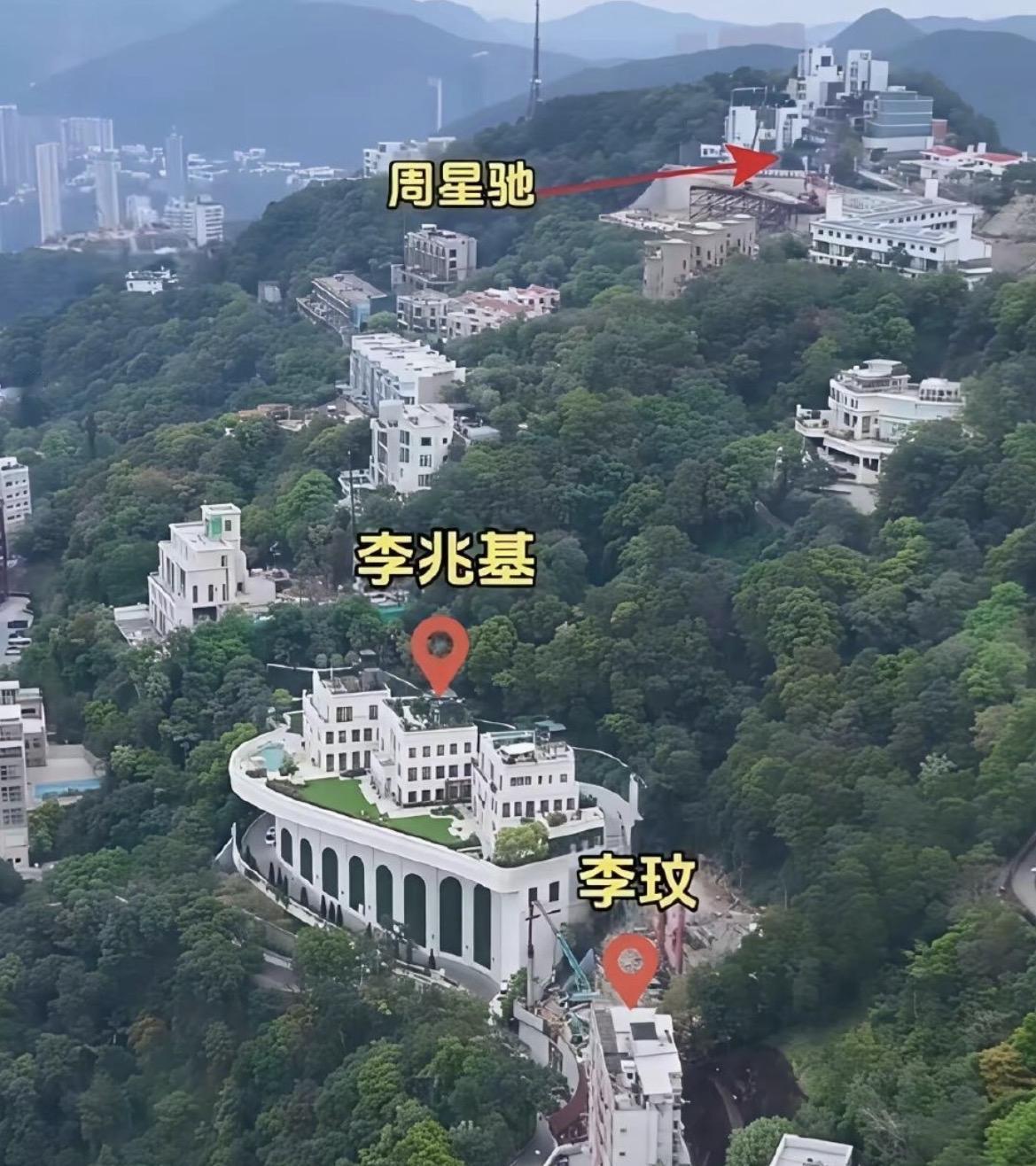 看看周星驰、李兆基、李玟的豪宅，为什么香港富豪都喜欢住在山上