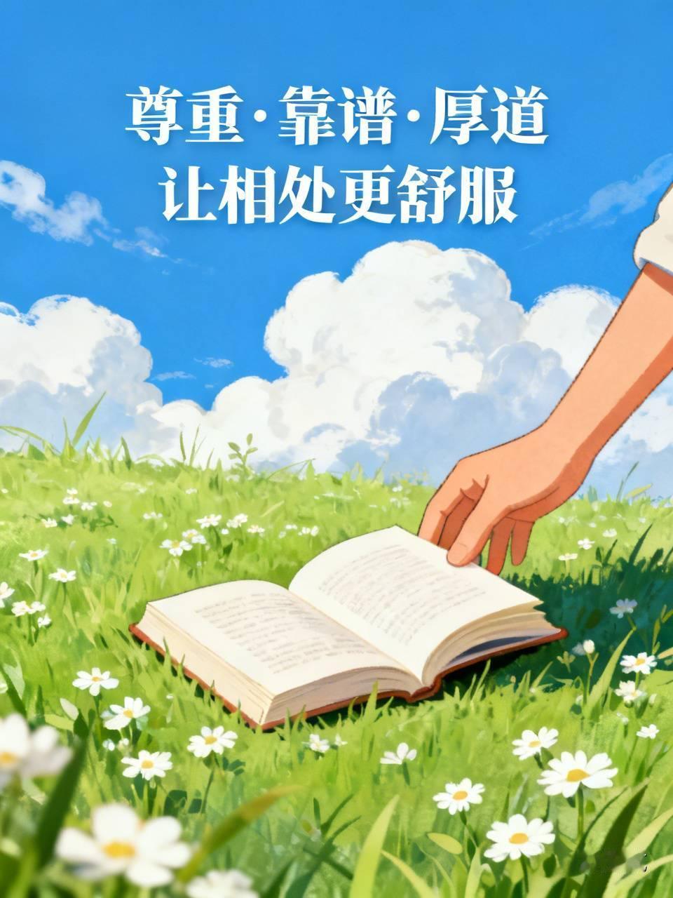 人与人之间最好的境界，我觉得是尊重、靠谱与厚道兼具，还能让对方舒服。

尊重是基