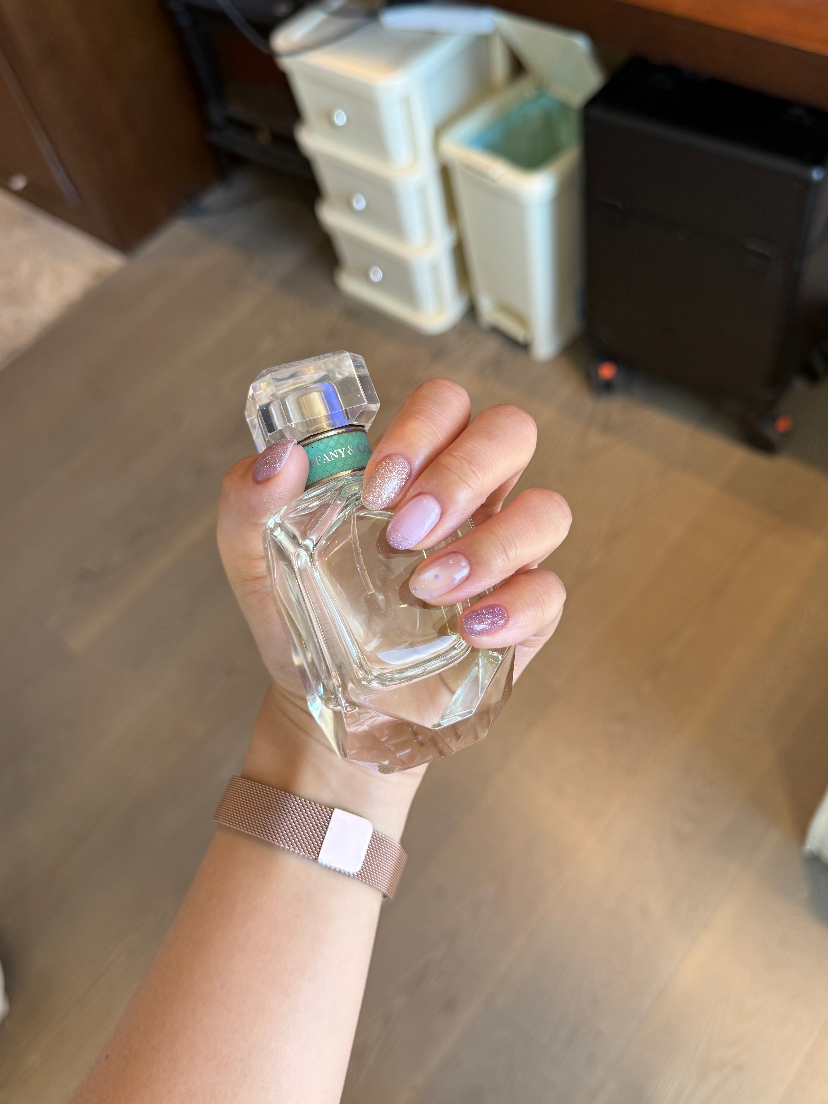 没招了简直太美了 这个紫色美甲依旧bearnail
