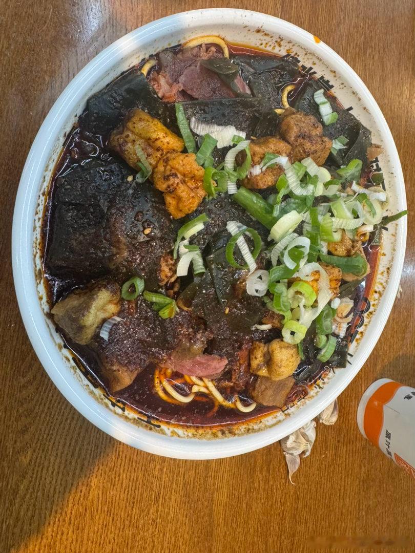 吃了一碗牛肉面 