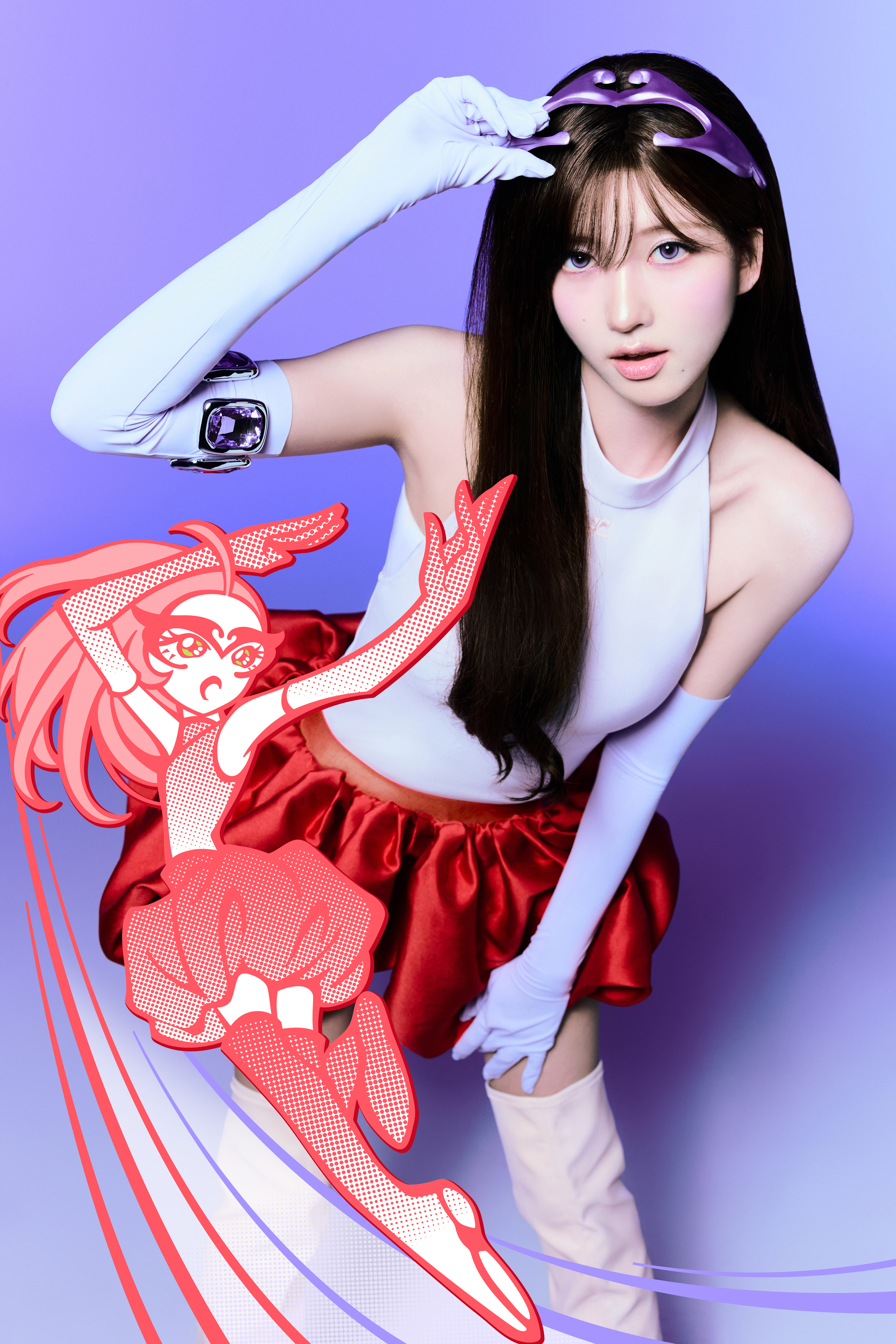 但是为什么神奇绿侠的漫画形象是红色的🤣 ​​​
