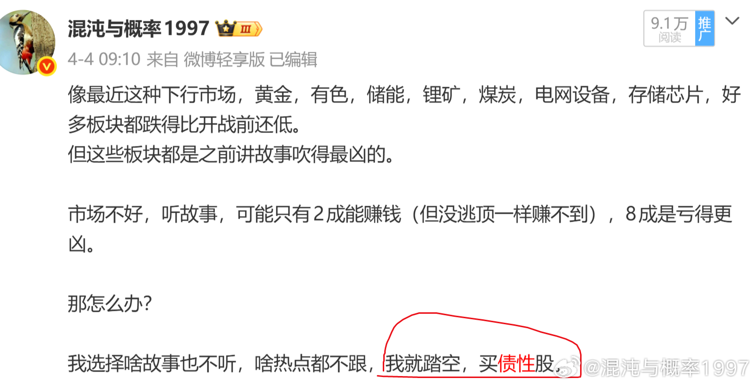 别再问我买了没有，踏空了没有。我有买，但也算踏空吧。因为我买的是水电，上周三抄底