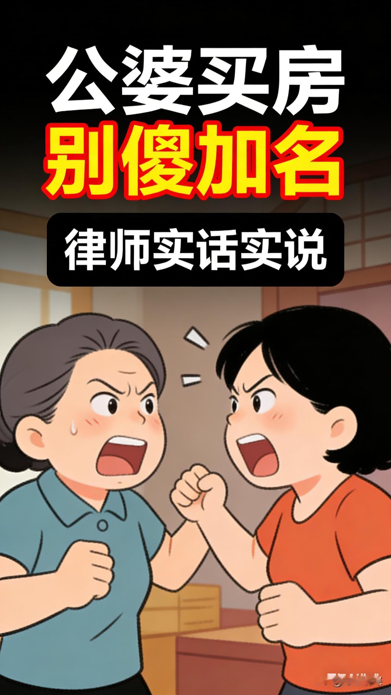 买房千万不要加女方的名字，否则后悔都来不及。
我就办过一个案件，男方在婚前父母花