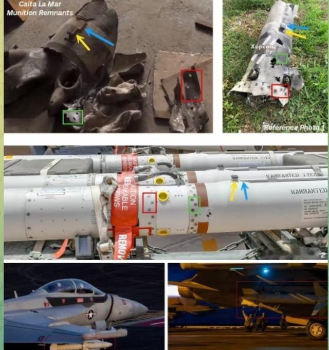 委内瑞拉 军队的中俄电子战设备，可能还是发挥了作用。最新发现1枚 美军 AGM-