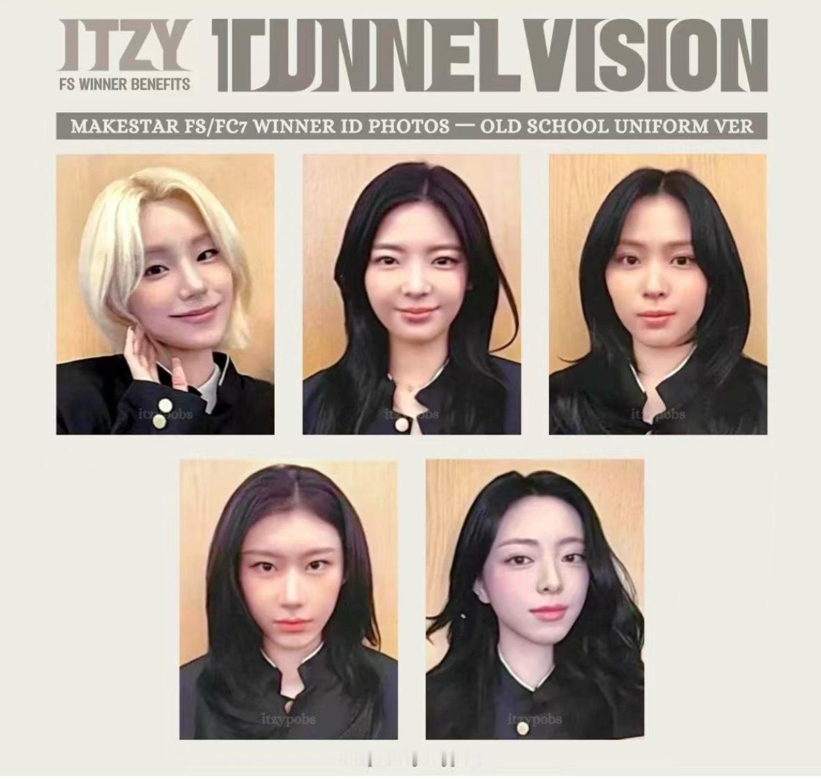 ITZY签售特典证件照拍成学信网大头照 