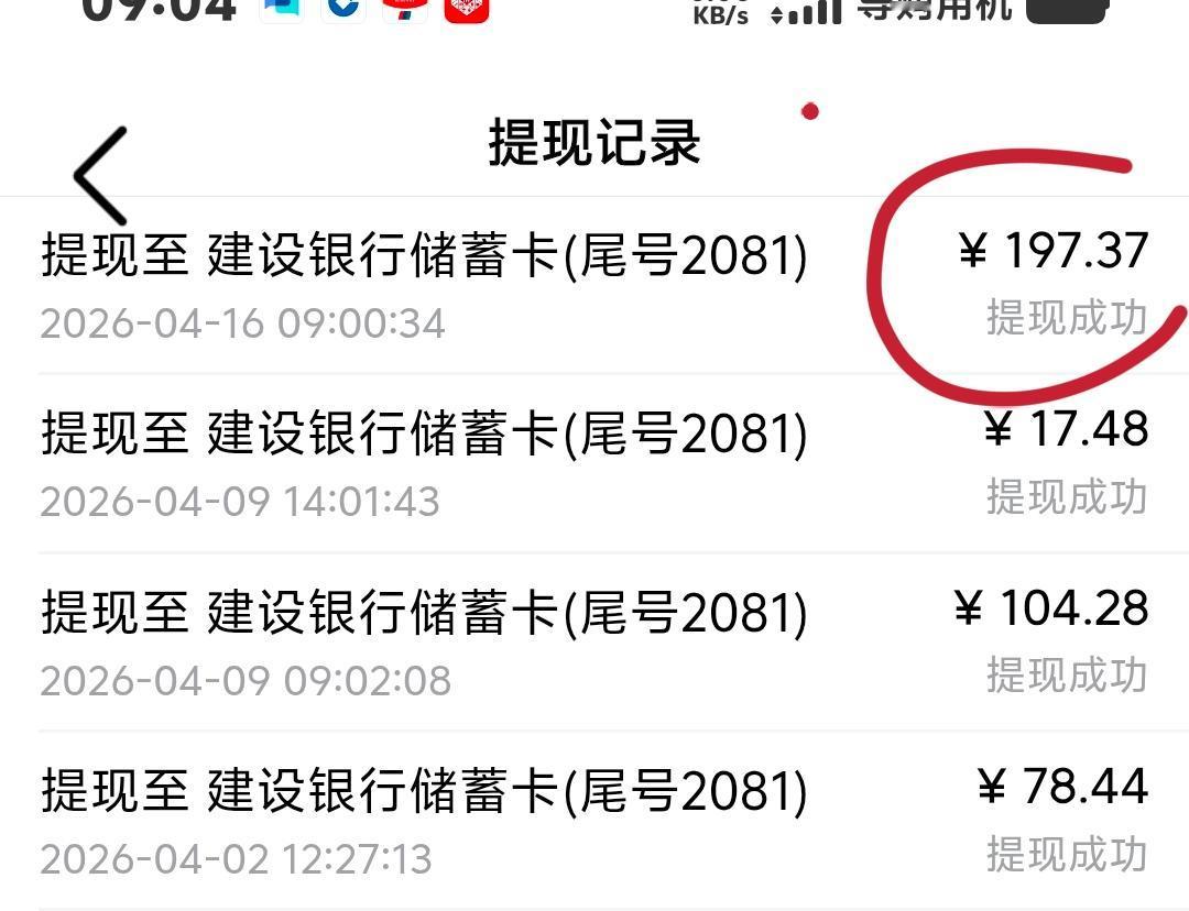 在流量特别少的今天，这周在头条提现197元，太不容易了。
得益于头条新锐创作者称
