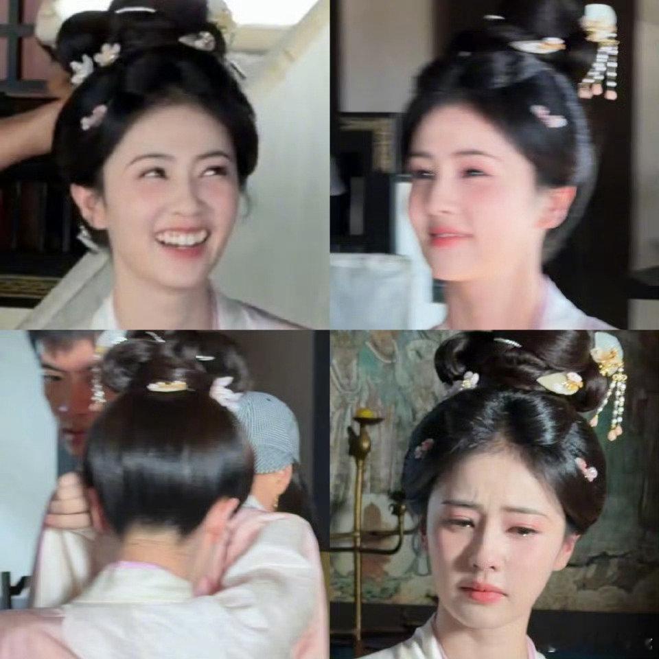 白鹿叶璃杀青快乐四宫格白鹿的叶璃杀青快乐呀！这《莫离》的旅程，叶璃的故事让人难忘
