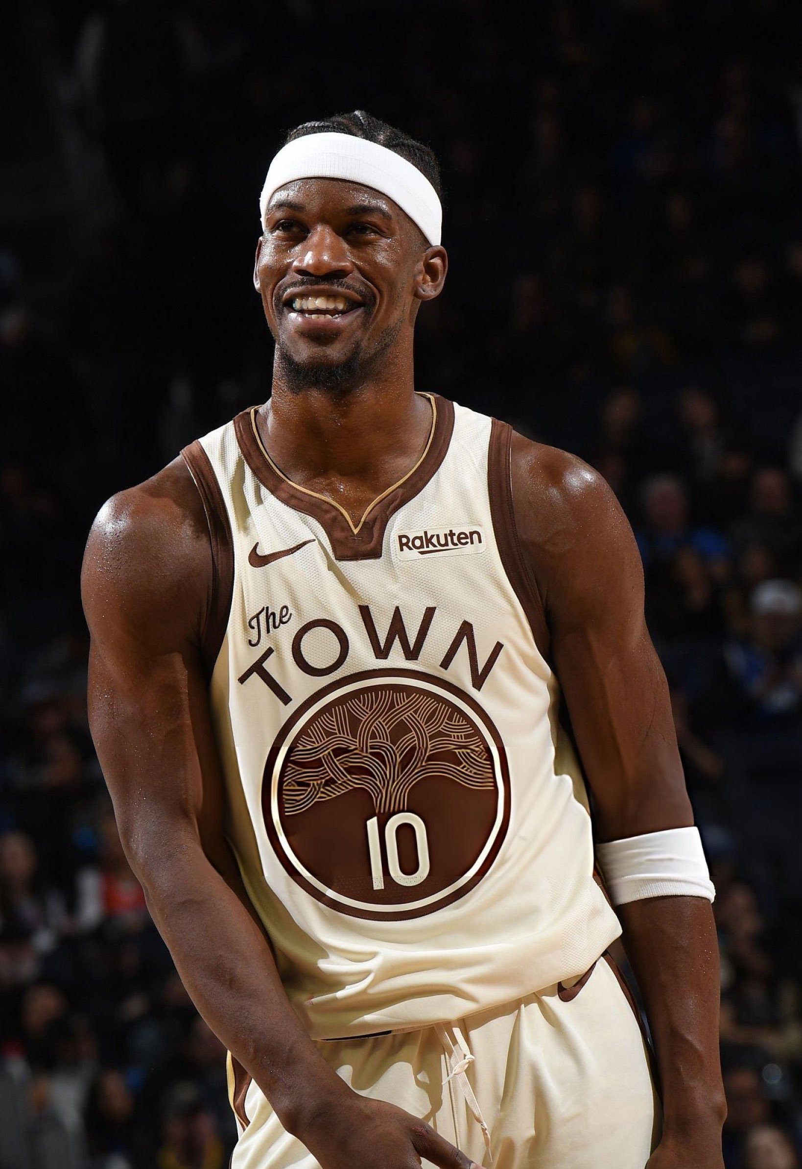 吉米巴特勒  新配色球衣上身之后还是挺帅的鹈鹕vs勇士新赛季篮不住