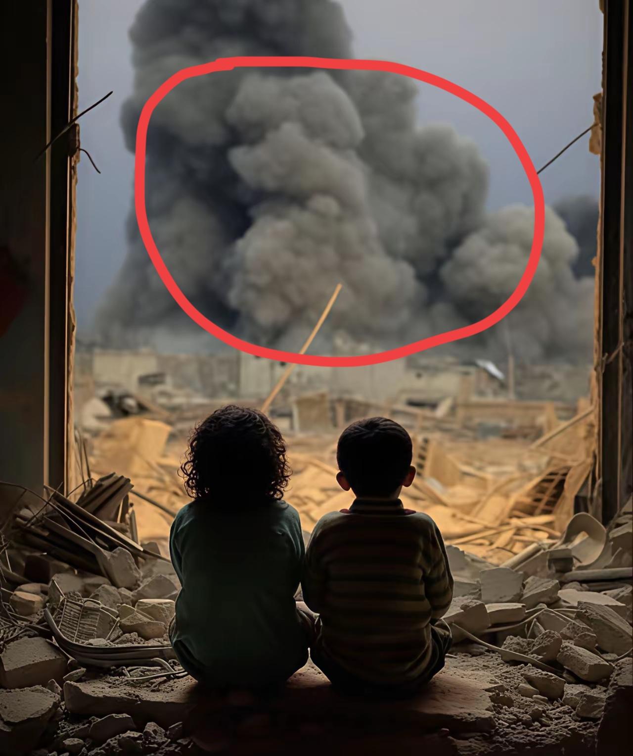 这样的画面是对西方文明国家和联合国最大的嘲讽！中东事实上已经成为全球难民最严重的