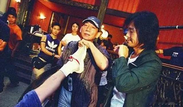 2004年电影《功夫》拍摄幕后照 